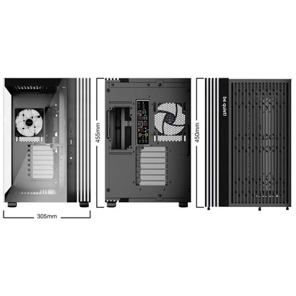 Ohišje Bequiet Light Base 600 LX MidiATX - črna RGB