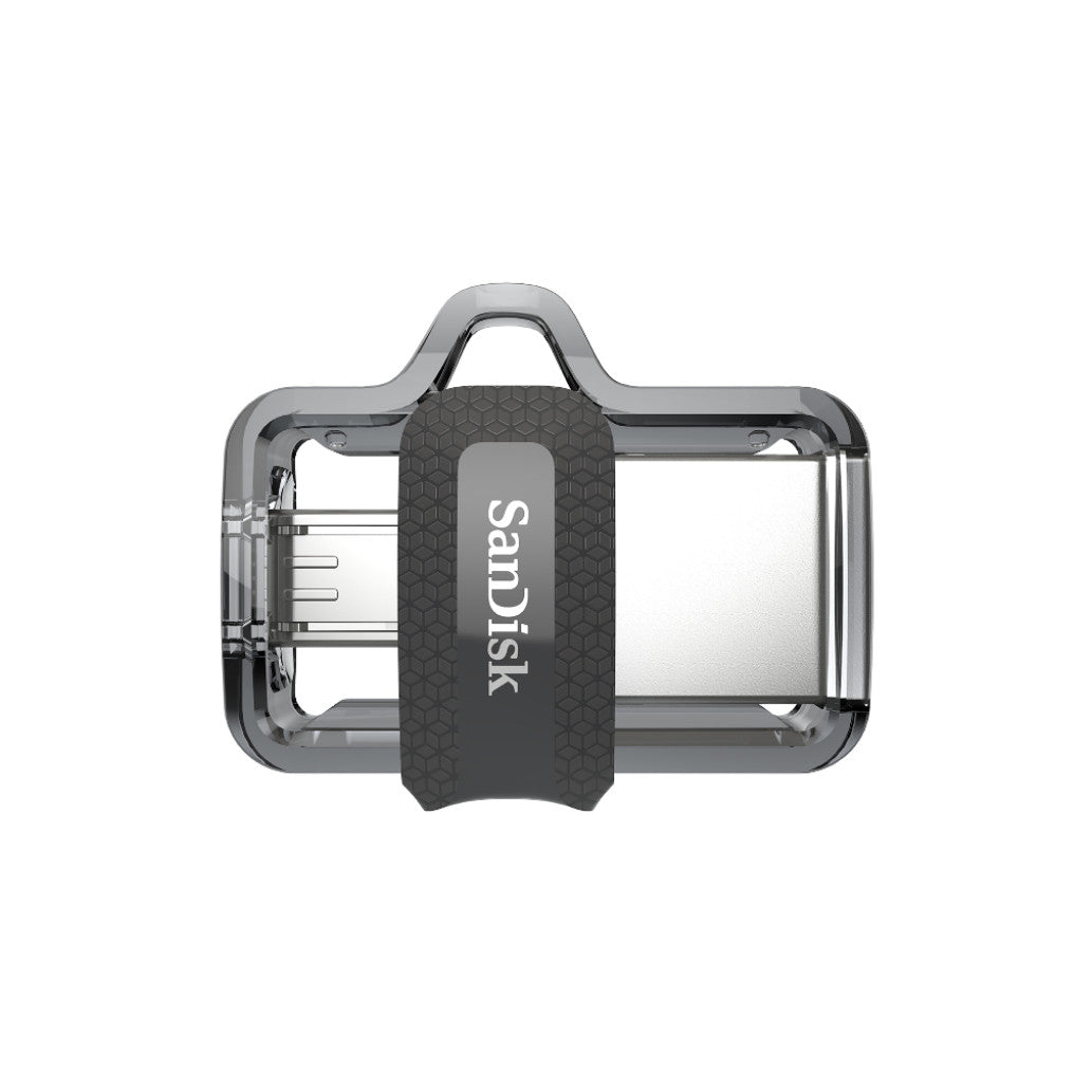 Spominski ključek 32GB USB-micro/A Sandisk Ultra Dual 150MB/s plastičen drsni micro črn OnTheGo združljiv (SDDD3-032G-G46)