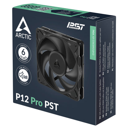 Ventilator Arctic P12 Pro PST PWM 120mm črna LUAR-131