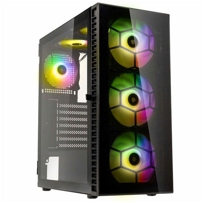 Ohišje Kolink OBSERVATORY HF GLASS MidiATX - črna ARGB