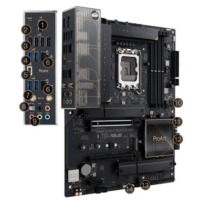 Osnovna plošča 1700 Asus ProArt B760-CREATOR WIFI ATX 1xHDMI 2.1 1xDisplayPort 1.4