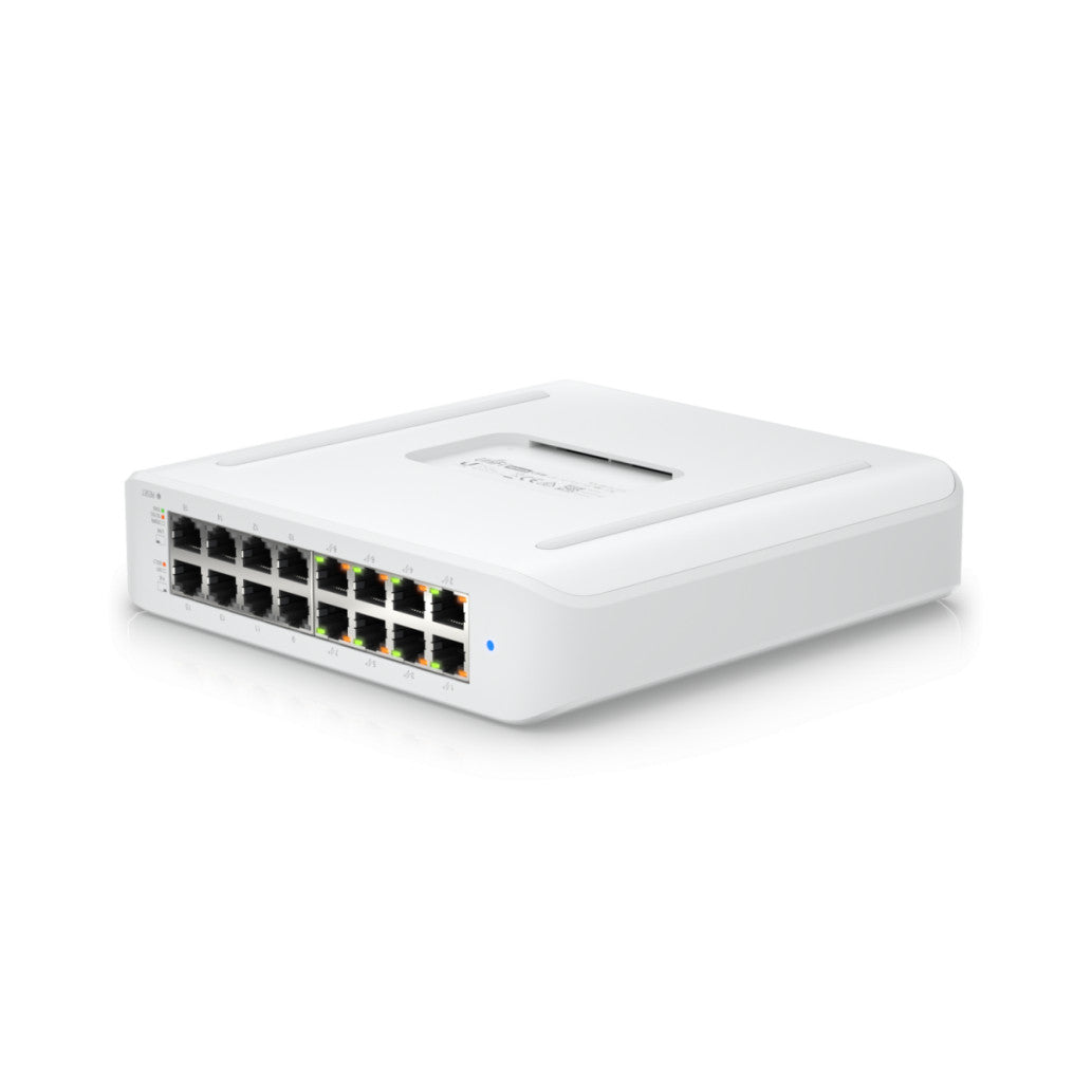 STIKALO 16-PORT Ubiquiti Lite 16  10/100/1000 PoE (USW-LITE-16-POE)