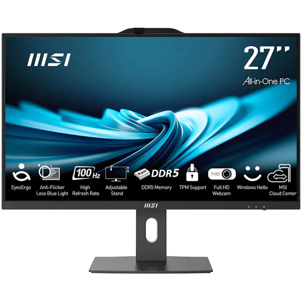 Računalnik AIO MSI 68,6 cm 27,0" 1920x1080 PRO AP272P i5-14400/16GB /512GB/Intel grafika HDMI DP /120W-88%/Win11Pro ()