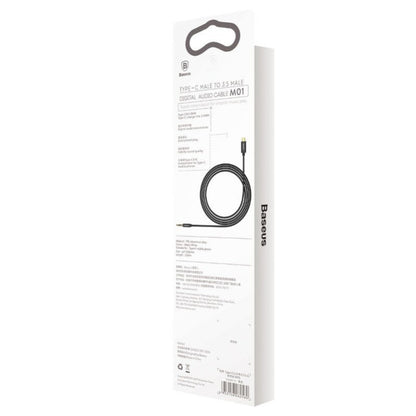 Kabel Audio USB-C M => 3,5mm M 1,2m BASEUS Yiven (CAM01-01)