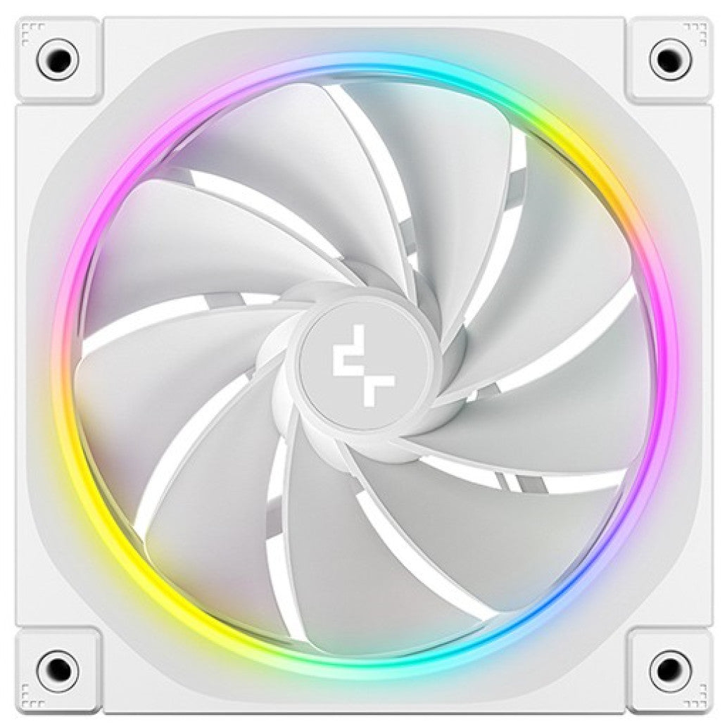 Ventilator Deepcool FL12R 120mm bela RGB (3 pack)
