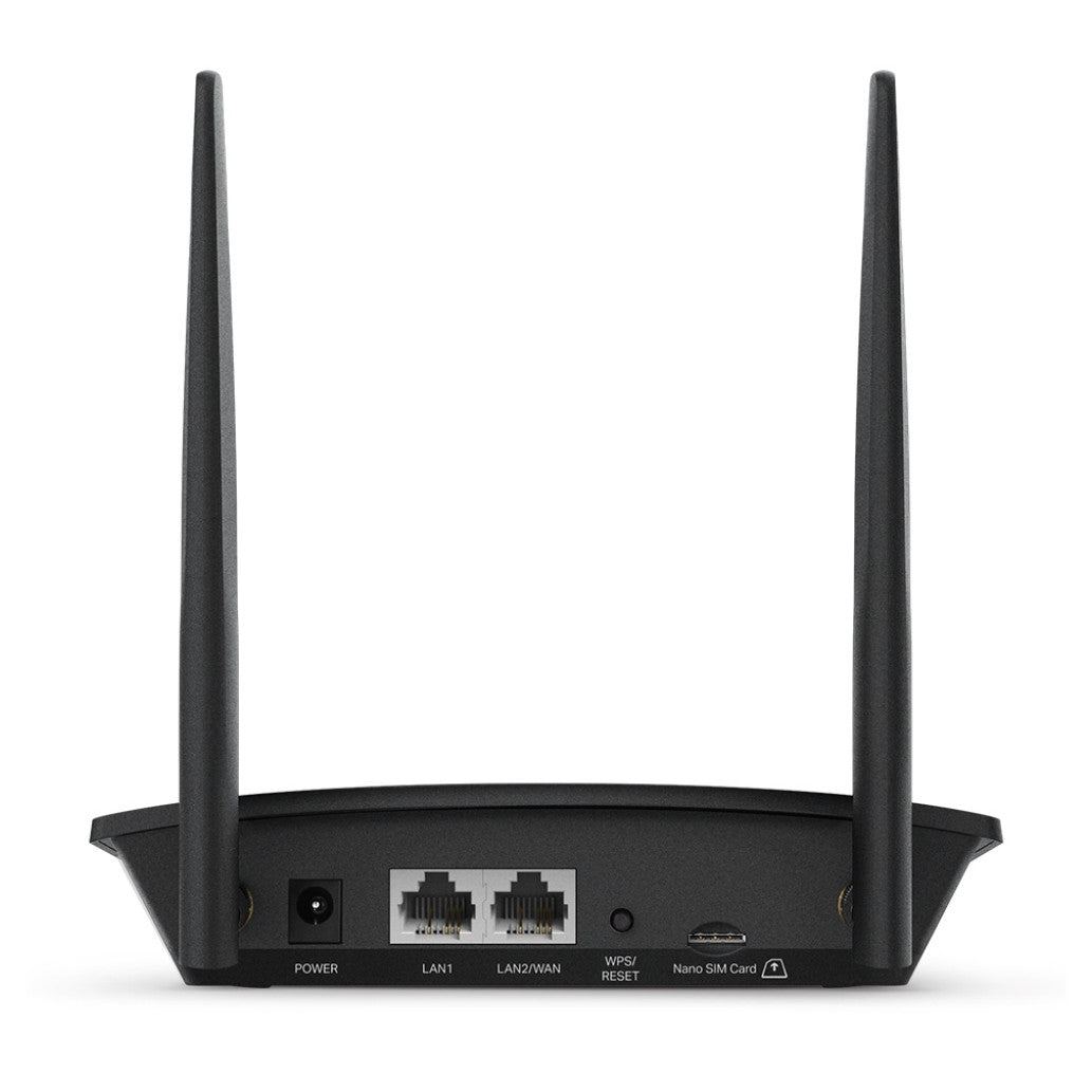 Usmerjevalnik brezžični TP-Link TL-MR100 WiFi4 802.11n N300 300Mbit/s 4G 2xLAN+1xWAN 2x antena