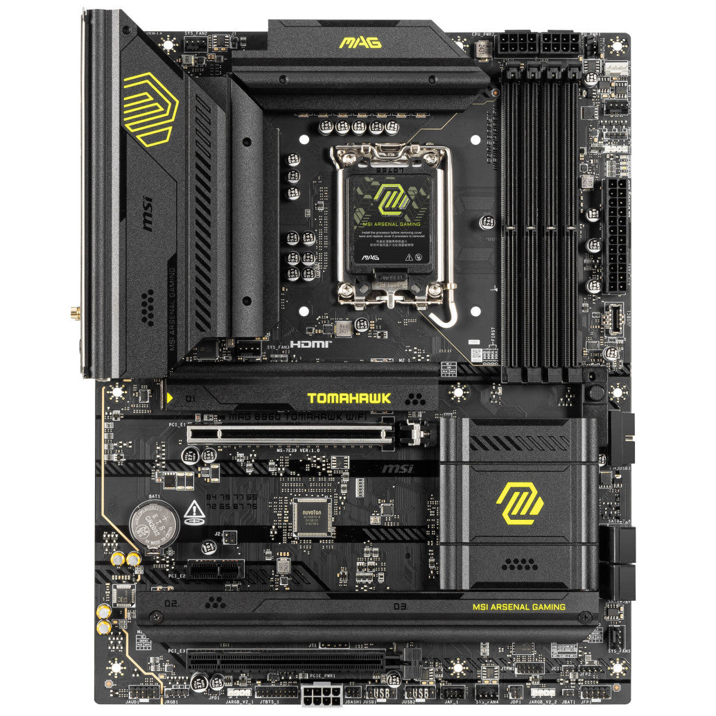 Osnovna plošča LGA1851 MSI MAG B860 Tomahawk WiFi ATX HDMI DP