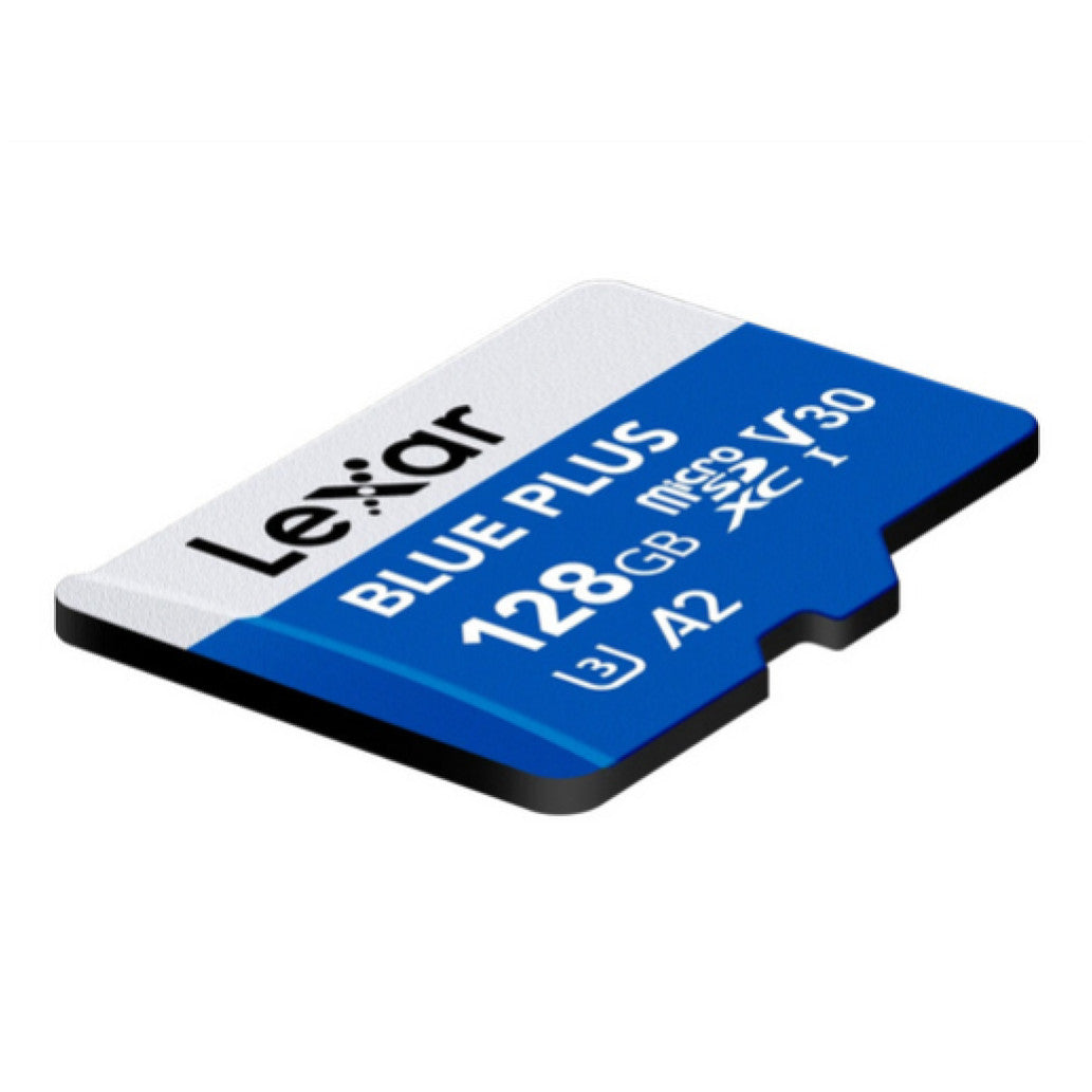 Spominska kartica SDXC 128GB Lexar BLUE PLUS 170MB/s/U3 V30 UHS-I A2 +adapter (LMSBLPL128G-BNANG)