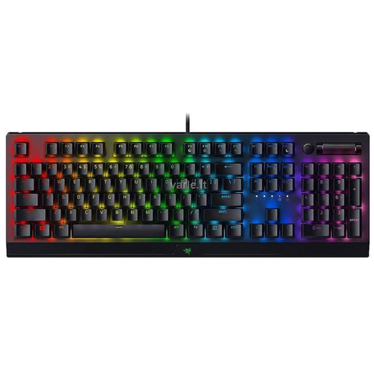 Gaming Tipkovnica Žična Razer BlackWidow V4 X US | SLO gravura črna RGB zelena stikala (RZ03-04700100-R3M1)