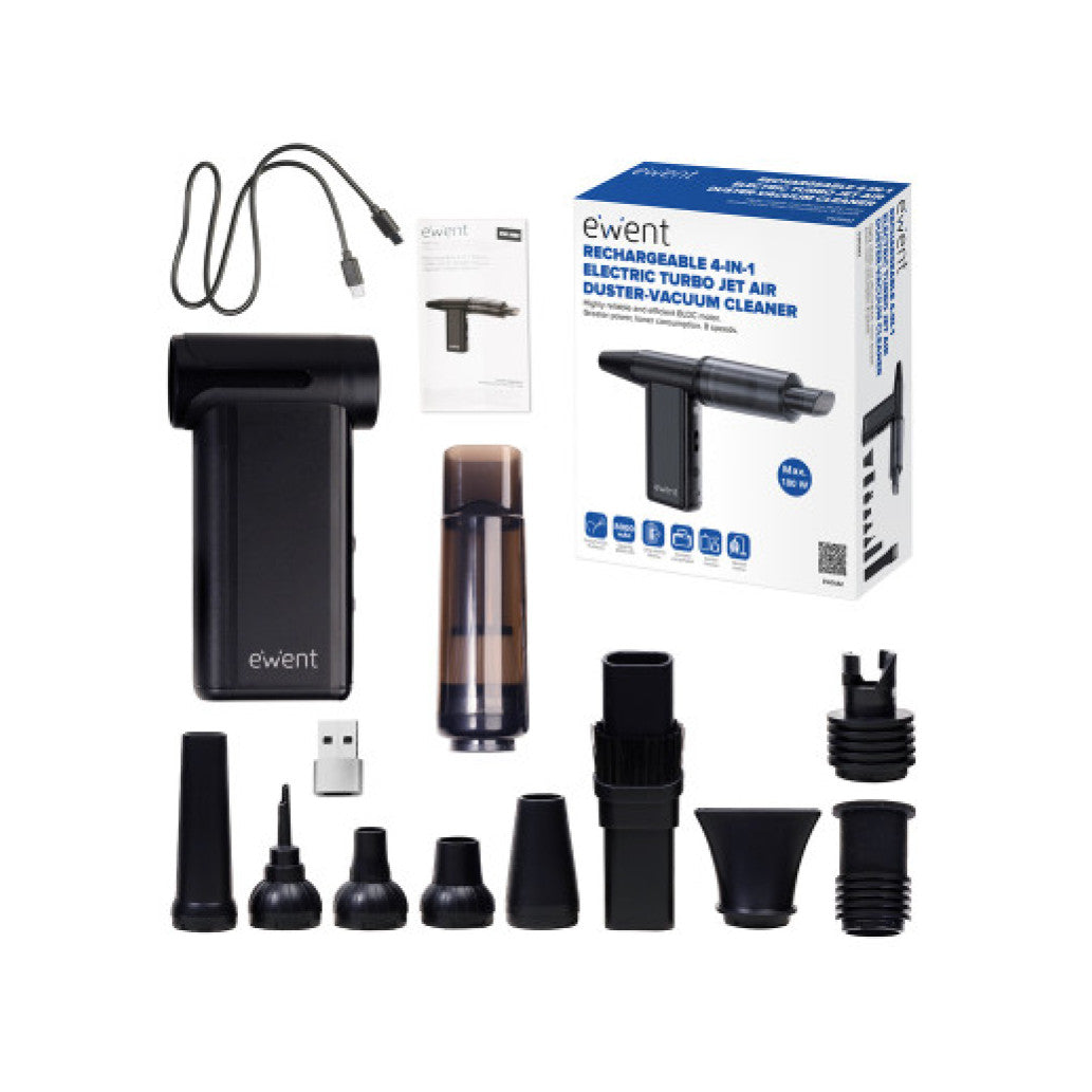Baterijski pihalnik zraka Ewent EW5682 TurboJet, 8000mAh