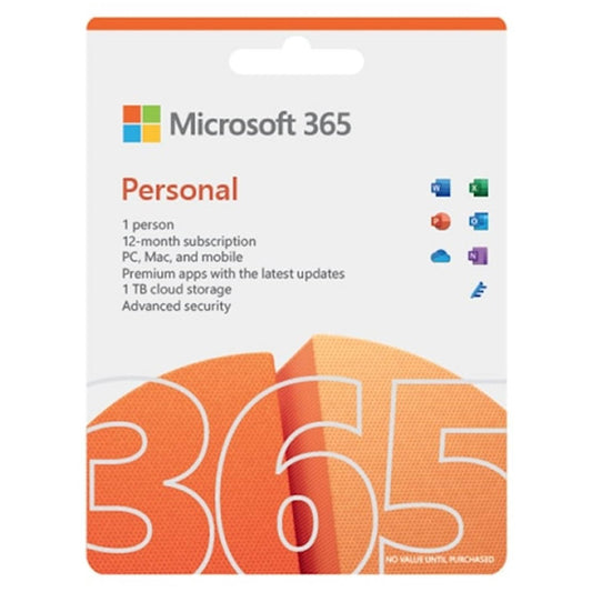 Microsoft 365 Personal FPP SLO 32/64bit - 1 letna naročnina za 5 naprav ene osebe (QQ2-01761)