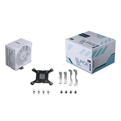 Zračni hladilnik Valkyrie Surge SL125 - 30,5 dB 157mm RGB bela (VK-SUR125W)