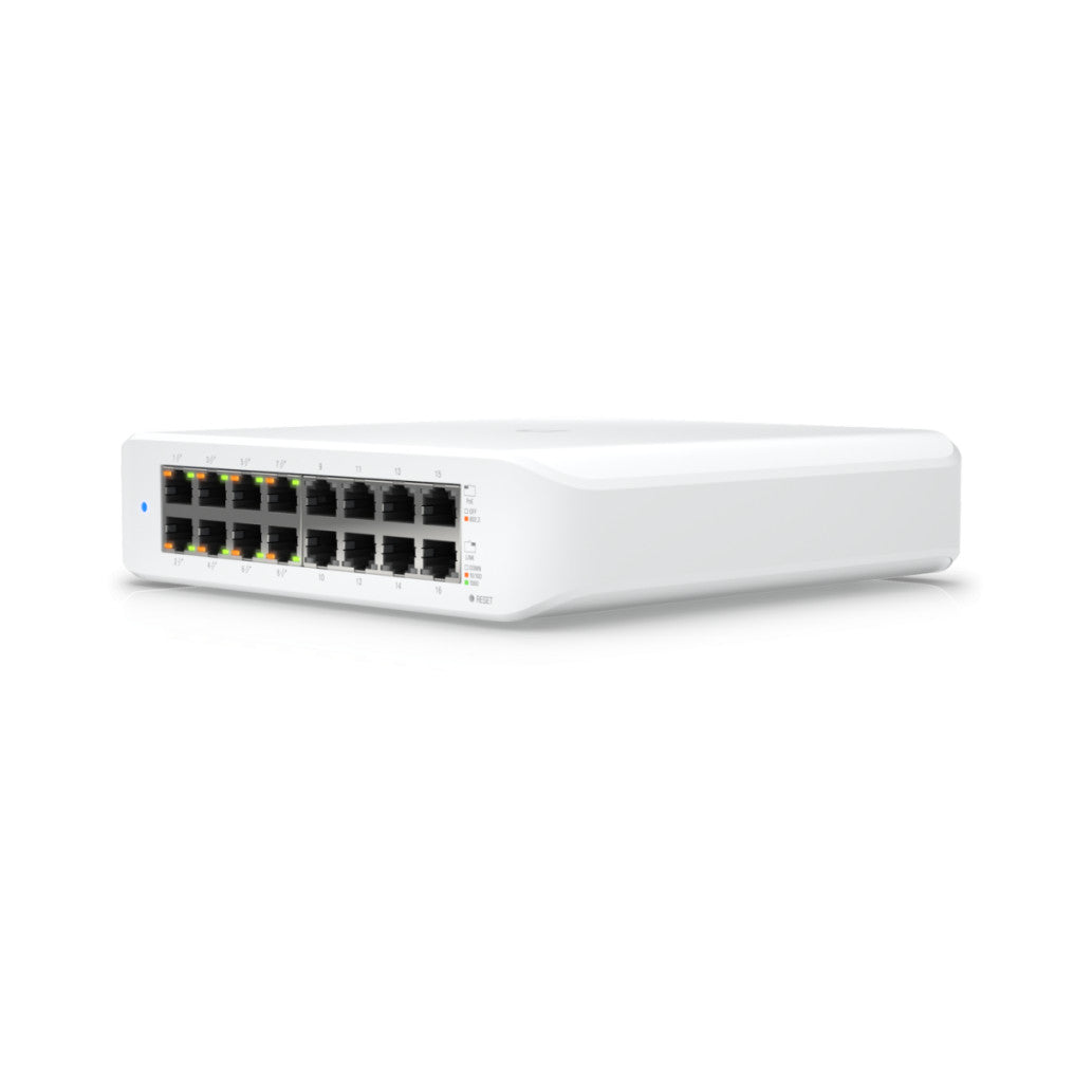 STIKALO 16-PORT Ubiquiti Lite 16  10/100/1000 PoE (USW-LITE-16-POE)