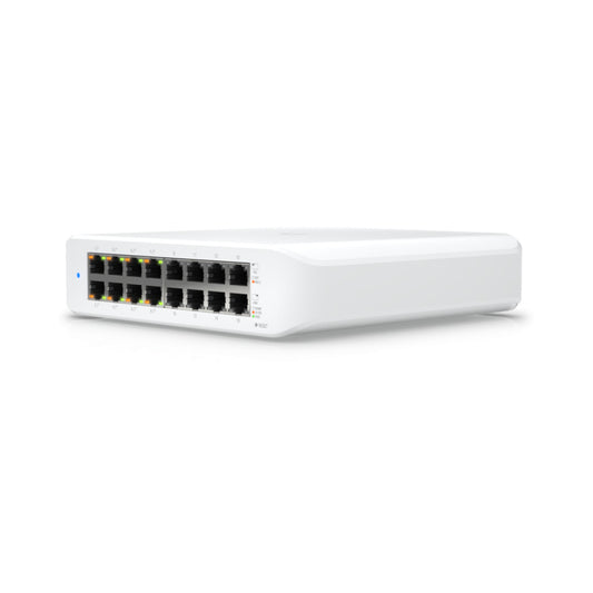 STIKALO 16-PORT Ubiquiti Lite 16  10/100/1000 PoE (USW-LITE-16-POE)