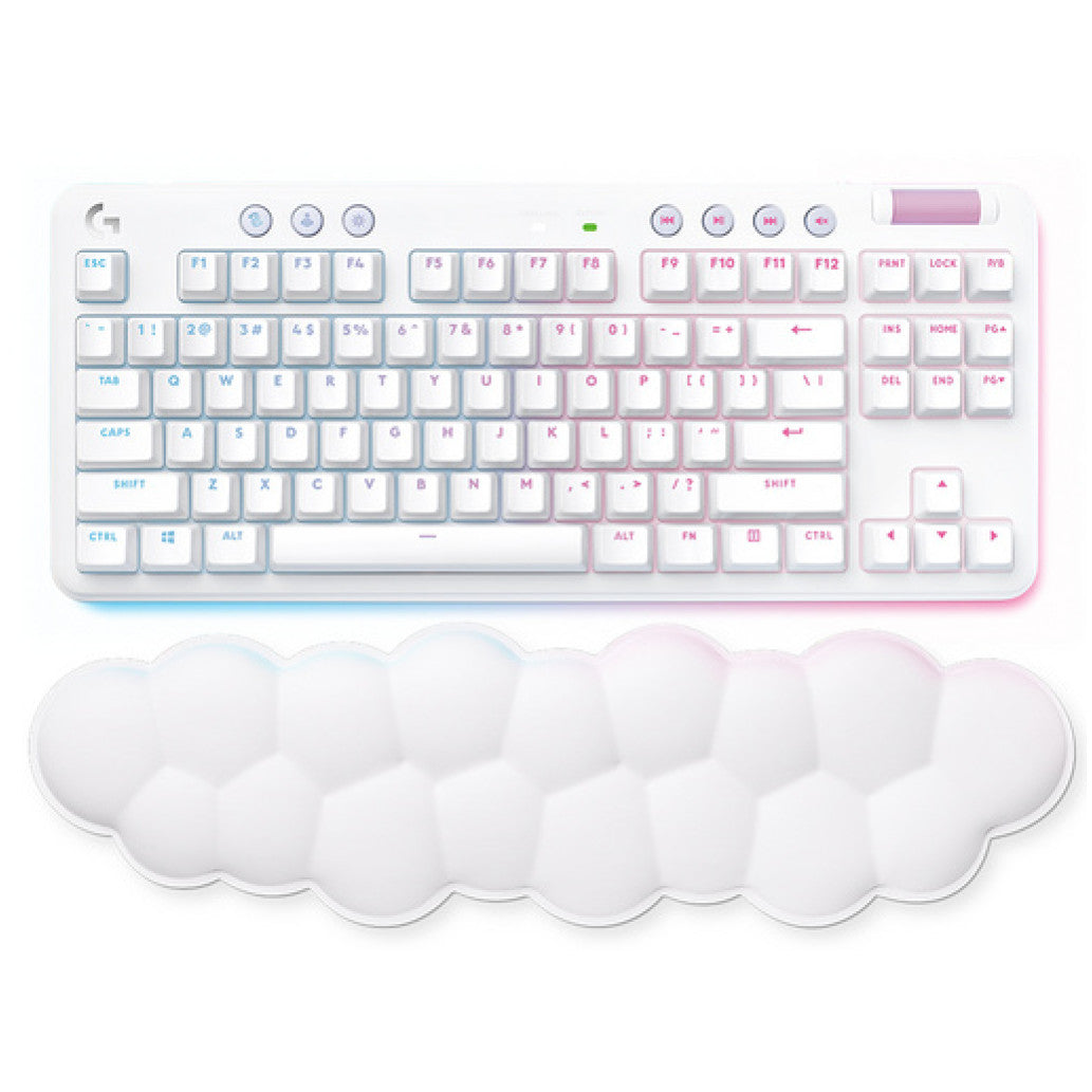 Gaming Tipkovnica Bluetooth + USB Logitech G715 TKL US international | SLO gravura bela RGB (920-010465)