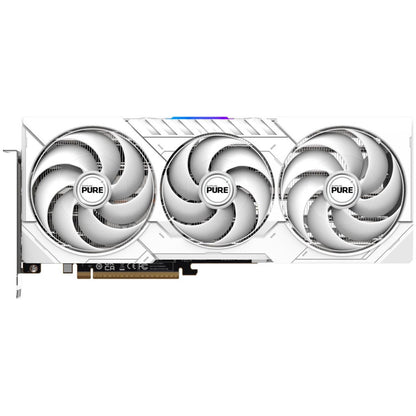 Grafična kartica AMD RX9070 XT Sapphire PURE bela - 16GB GDDR6  | 2xDisplayport 2.1 2xHDMI 2.1 (11348-02-20G)