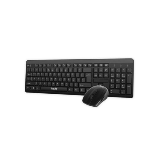 Tipkovnica in miš HAVIT brezžična desktop KB260GCM SLO črna (HV-KB260GCM)