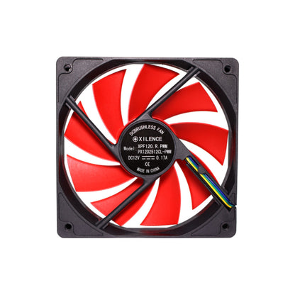 Ventilator Xilence XF042 120mm, rdeča