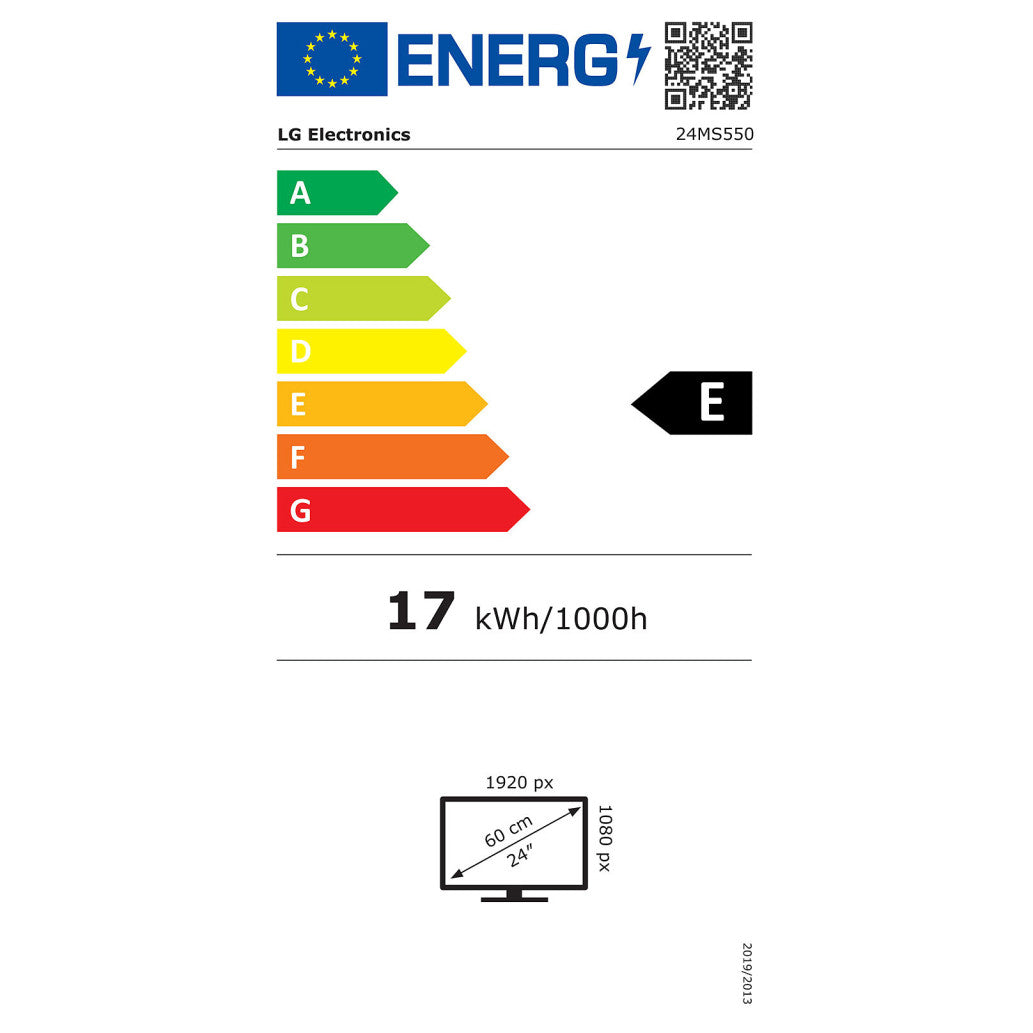 Monitor LG 60,5 cm (23,8") 24MS550-B 1920x1080 100Hz IPS 4ms 2xHDMI HAS Zvočniki  NTSC72% S5