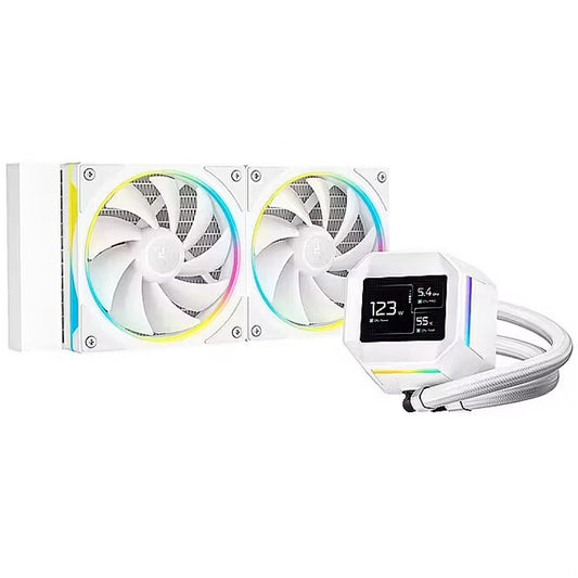 Vodno hlajenje DeepCool LM240 WH - 240mm ARGB bela (R-LM240-WHDMMC-1)