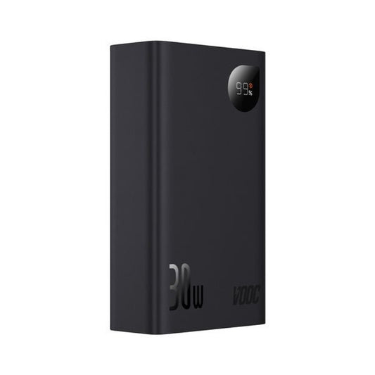 Prenosna baterija Baseus Adaman 2 digitalni zaslon 20.000mAh 30W 2xUSB-A 1xUSB-C črna (420065)