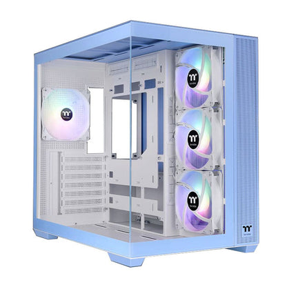 Ohišje Thermaltake View 380 TG MidiATX - modra ARGB