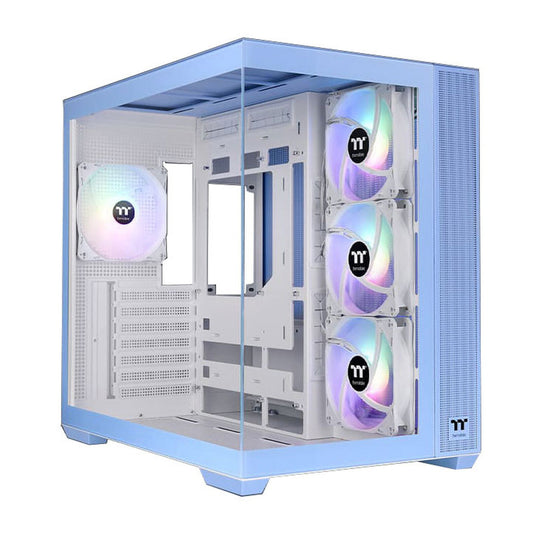 Ohišje Thermaltake View 380 TG MidiATX - modra ARGB