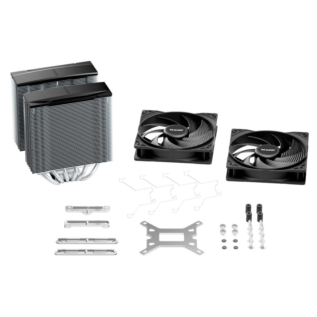 Zračni hladilnik be quiet! Pure Rock Pro 3 - 120mm 25,4 dB 155mm črna-srebrna (BK041)