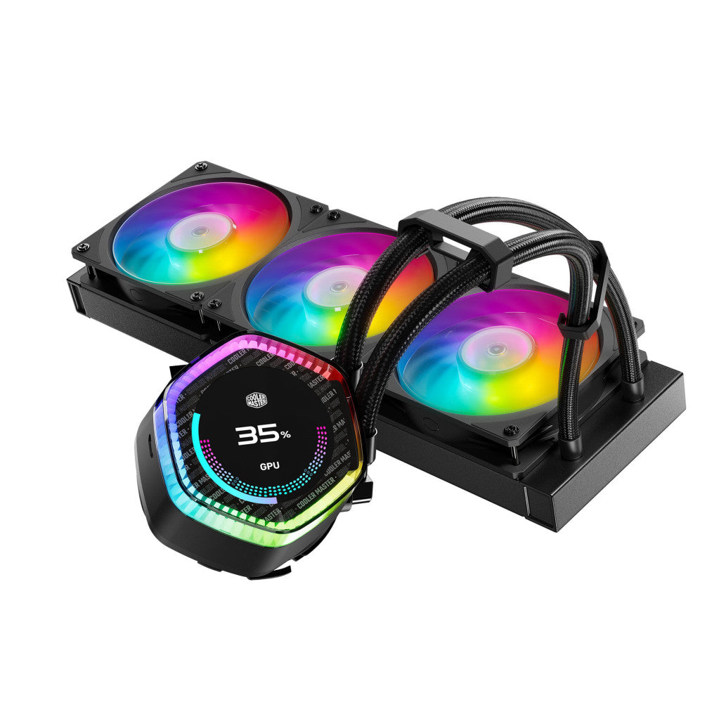 Vodno hlajenje Cooler Master MasterLiquid ION - 360mm RGB črna (MLY-D36M-A24PZ-R1)