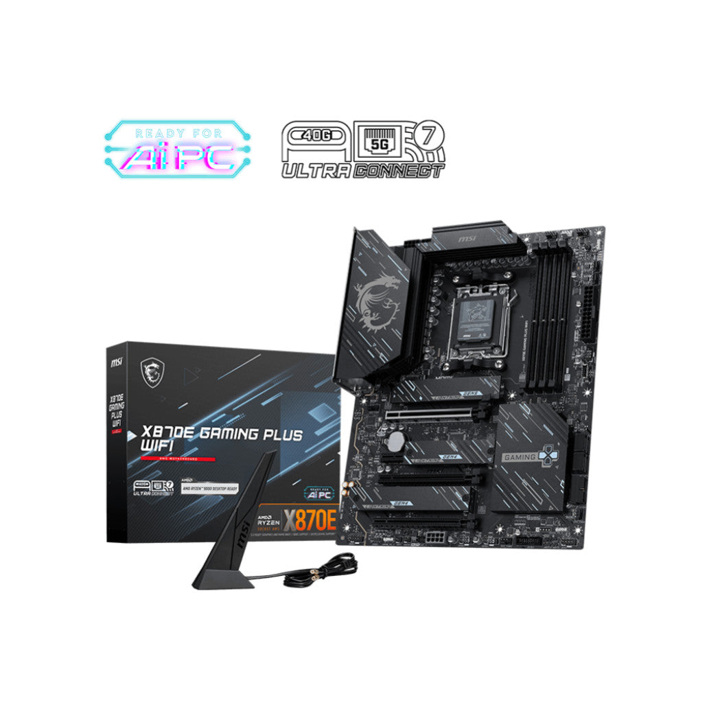Osnovna plošča AM5 MSI X870E GAMING PLUS WIFI ATX HDMI