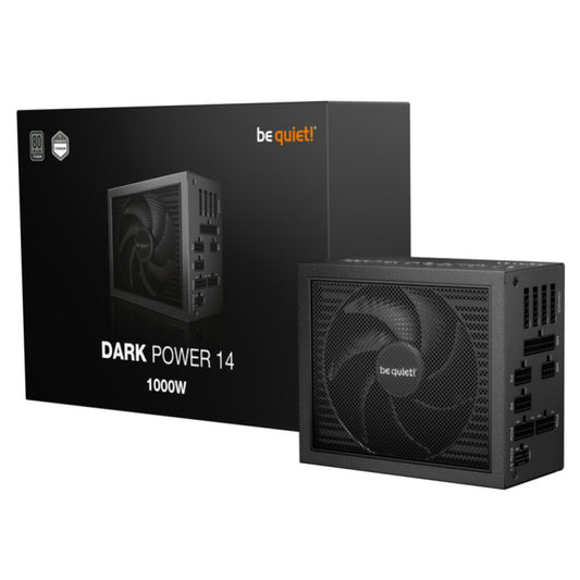 Napajalnik - 1000W be quiet! Titan Dark Power 14 80Plus Titanium 95,5% ATX 3.1 (Gen5) Modular 135mm črna (BP020EU)