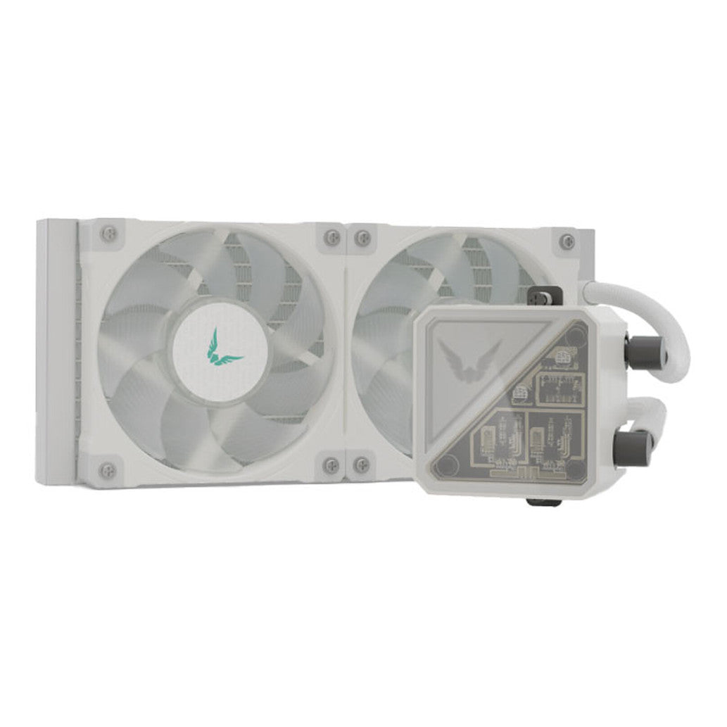 Vodno hlajenje Valkyrie V240 Lite - 240mm ARGB bela (VK-AIOVL240W)