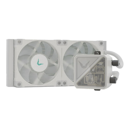 Vodno hlajenje Valkyrie V240 Lite - 240mm ARGB bela (VK-AIOVL240W)