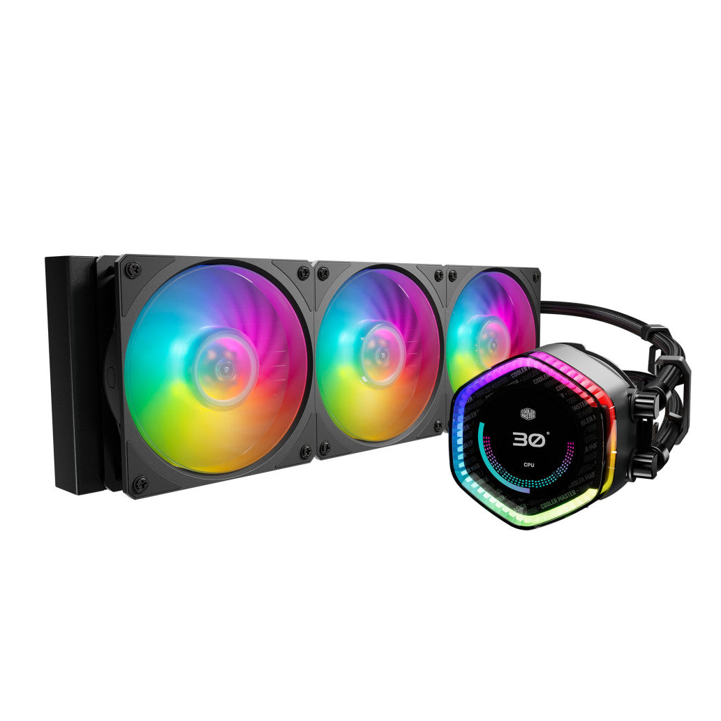 Vodno hlajenje Cooler Master MasterLiquid ION - 360mm RGB črna (MLY-D36M-A24PZ-R1)