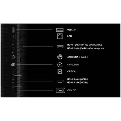 TV sprejemnik TCL 55,0" 139,7 cm 55P8L 3840x2160 QD MINI LED Google TV 4xHDMI WiFi LAN RJ45 BT