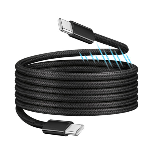 Kabel USB-C (m) => USB-C (m) 2.0 magnetni ovoj 1,0m 100W 5A/20V 480Mb/s PD3 črn LogiLink (CU0231)