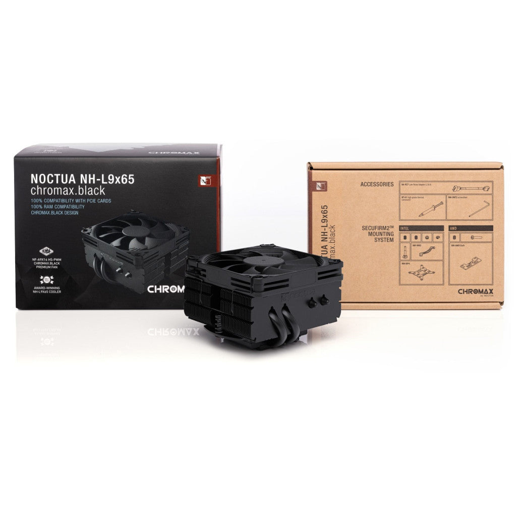 Zračni hladilnik Noctua NH-L9x65 Chromax - 65mm črna (NH-L9x65 chromax.black)
