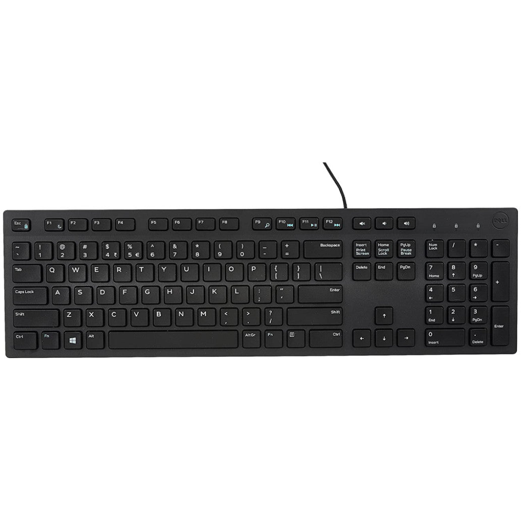 Tipkovnica Žična Dell KB216 US | US lokalizacija črk črna (580-ADHY)
