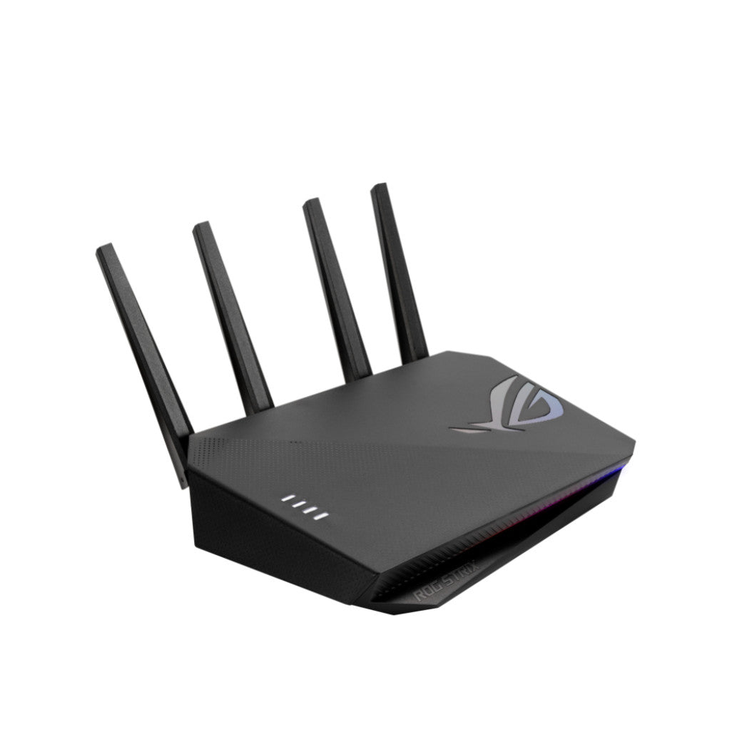 Usmerjevalnik brezžični Asus ROG Strix GS-AX5400 WiFi6 802.11ax AX5400 4804Mbit/s dualband MESH MU-MIMO OFDMA 4xLAN 4x antena (90IG06L0-MO3R10)