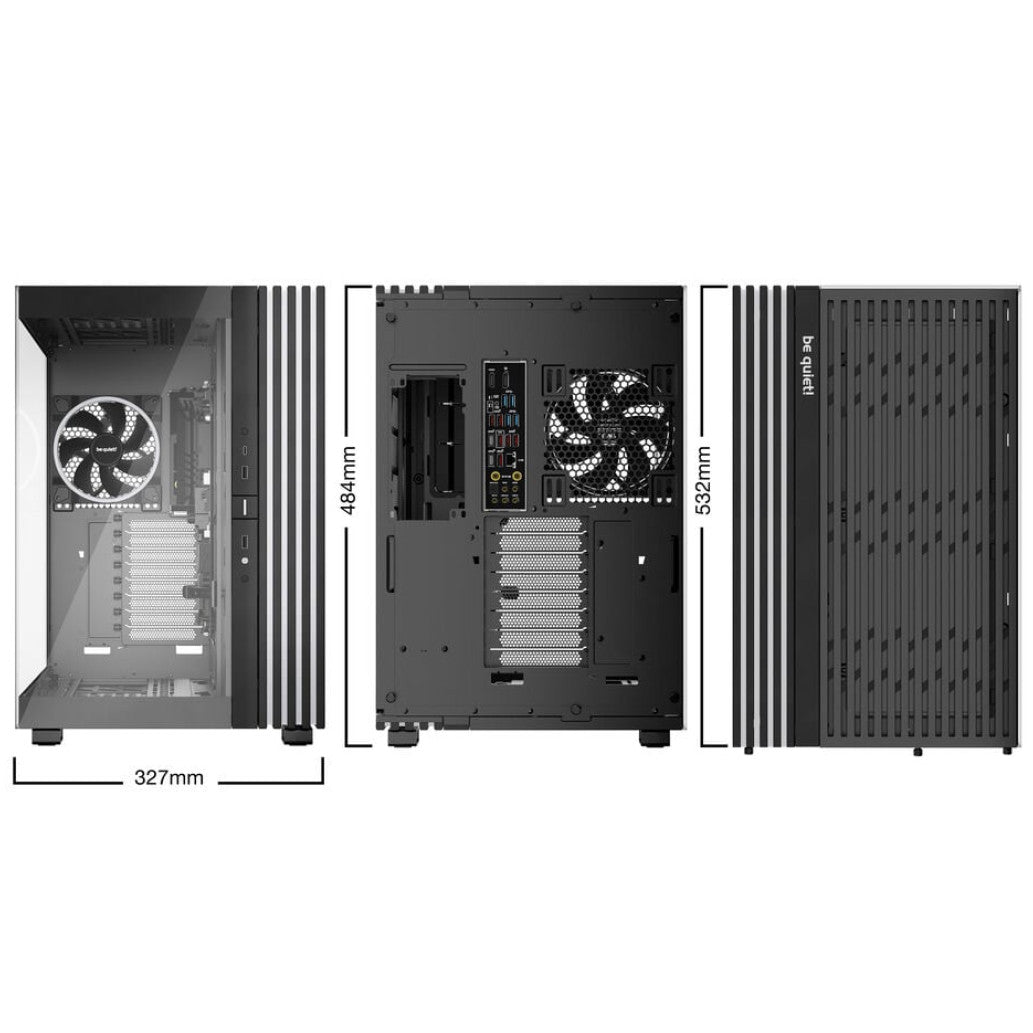 Ohišje Bequiet Light Base 900 FX Big Tower ATX - črna RGB