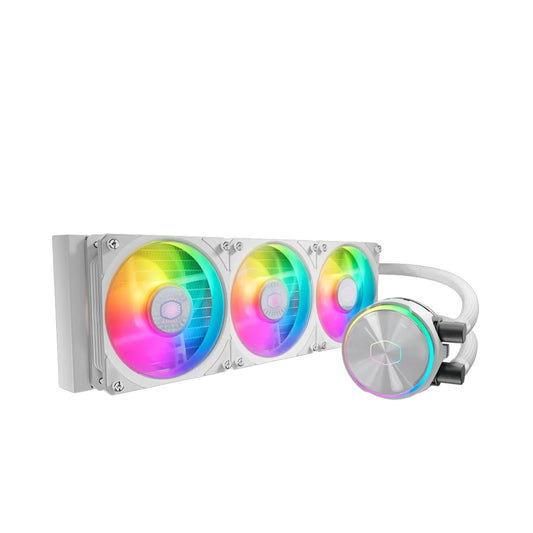 Vodno hlajenje Cooler Master MasterLiquid PL360 Flux - 360mm ARGB bela (MLY-D36M-A23PZ-RW)