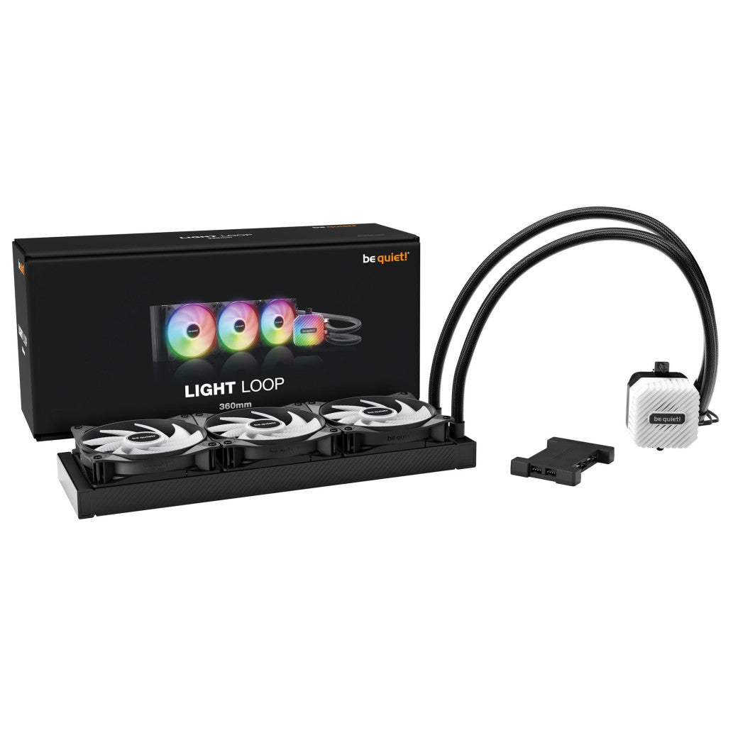 Vodno hlajenje be quiet! Light Loop AIO - 360mm ARGB črna (BW022)