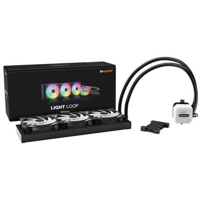 Vodno hlajenje be quiet! Light Loop AIO - 360mm ARGB črna (BW022)