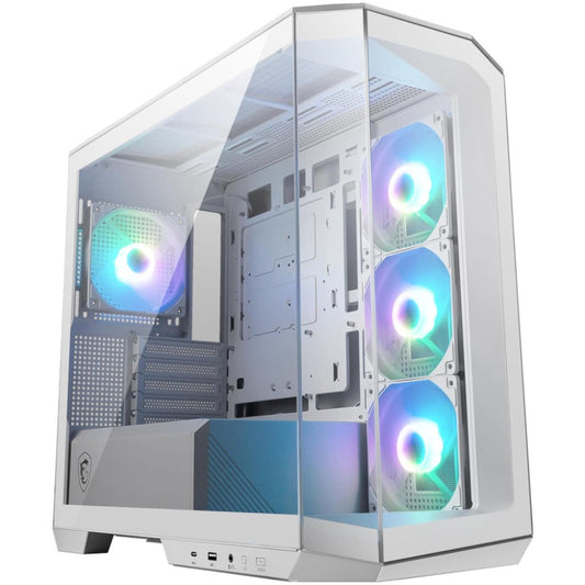 Ohišje MSI MAG PANO M100R PZ MidiATX - bela RGB