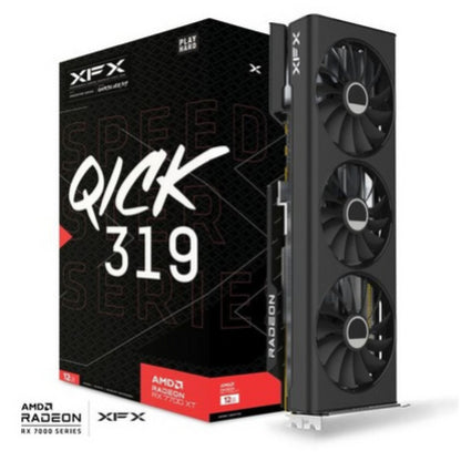 Grafična kartica AMD RX 7700XT XFX Speedster QICK 319 - 12GB GDDR6  | 3xDisplayport 2.1 1xHDMI 2.1 (RX-77TQICKB9)