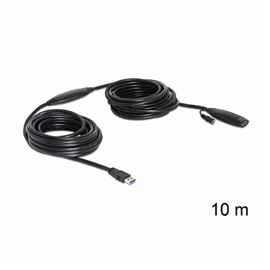 Kabel USB-A(m)=>USB-A(m) 3.0 10,00m Delock podaljšek z napajanjem (83415)