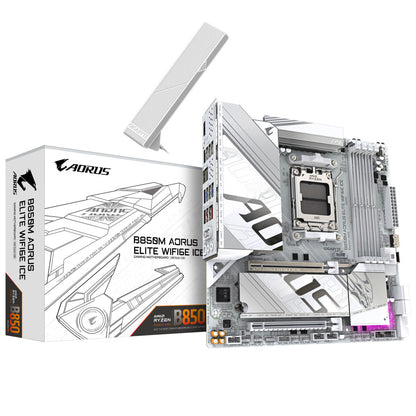 Osnovna plošča AM5 GigaByte B850M Aorus Elite WiFi6E ICE microATX 1xHDMI 1xDisplayPort