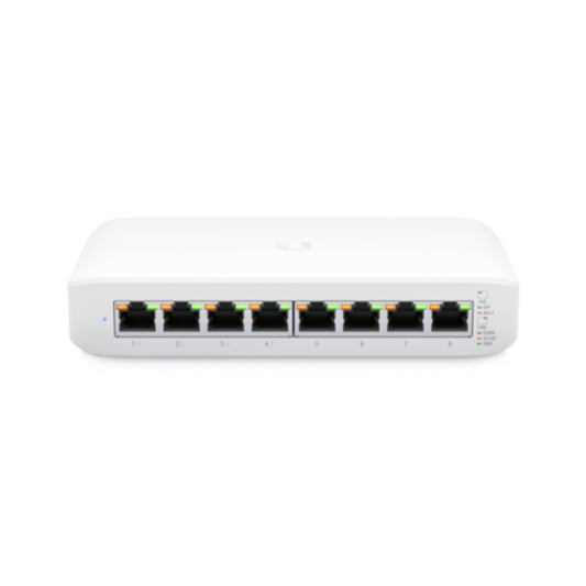 STIKALO 8-PORT Ubiquiti Lite 8 PoE 10/100/1000 PoE 4x PoE+ 52W (USW-LITE-8-POE-EU)