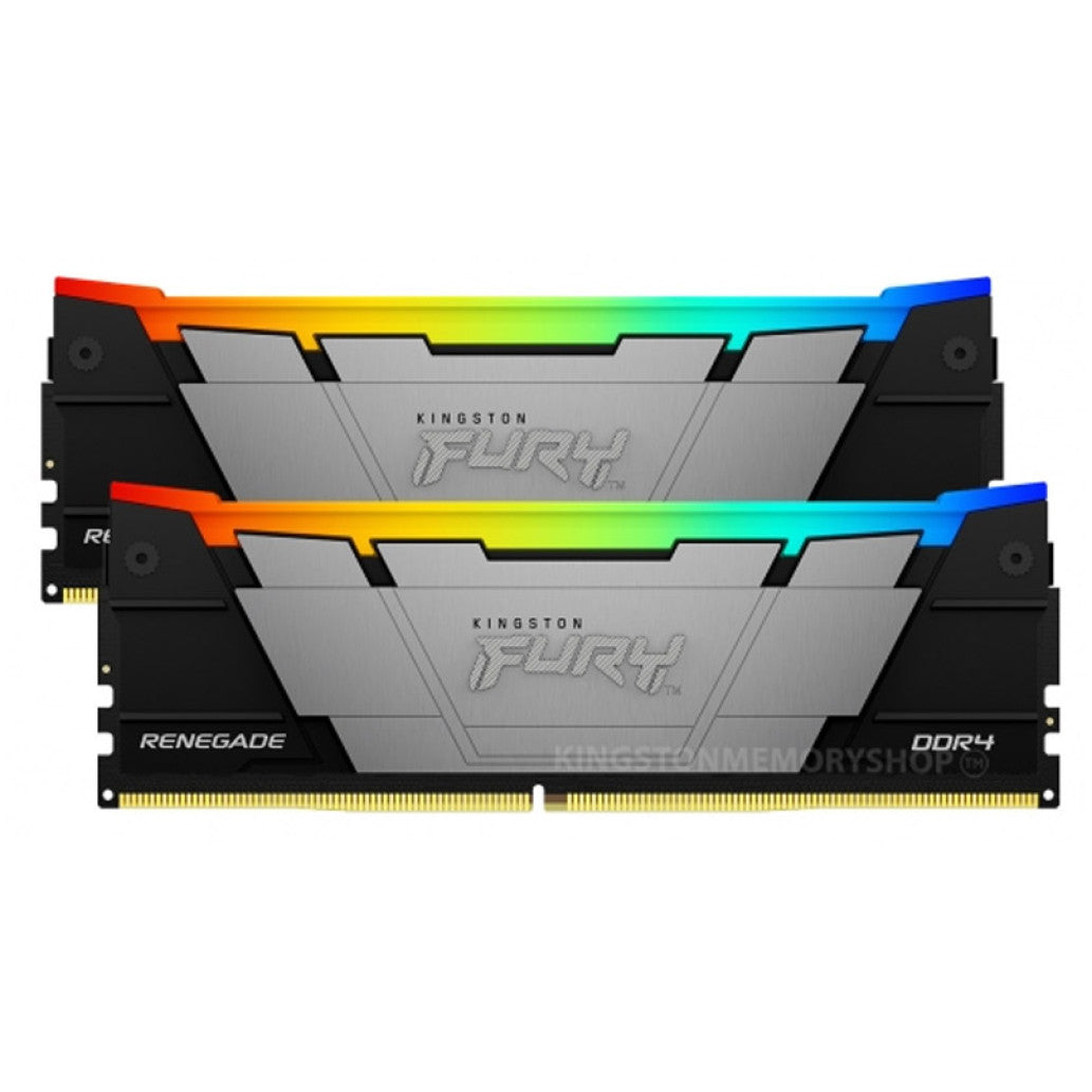 DDR4 16GB 3600MHz CL16 KIT (2x 8GB) Kingston RGB Fury Renegade XMP2.0 1,35V črna (KF436C16RB2AK2/16)