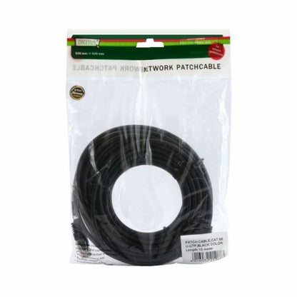 KABEL PATCH UTP Cat6 10,00m RJ45 1Gbit Digitus - črn (DK-1617-100/BL)